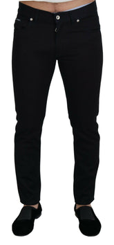 Dolce & Gabbana Black Cotton Skinny Casual Denim Jeans -   -  Dolce & Gabbana.